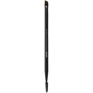 Nyx Professional Makeup, Pro Brow Brush Dual-ended Brow Brush With Angled  Brush